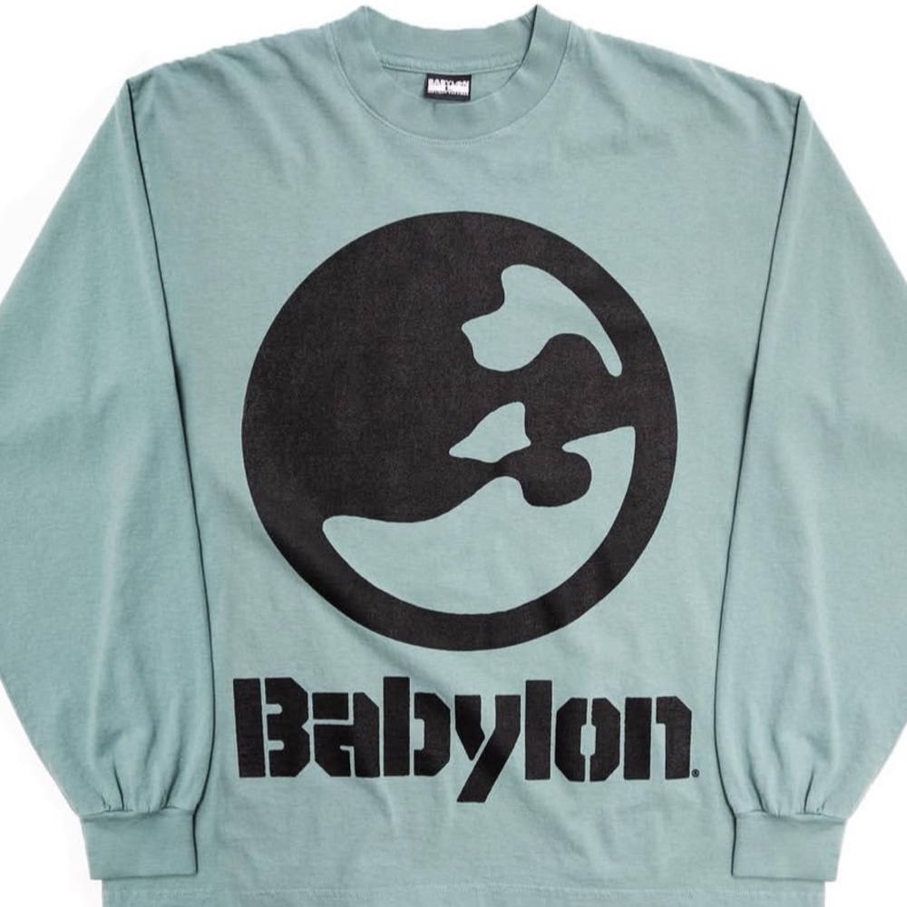 BABYLON Drop Face Longsleeve Tee (Black)
